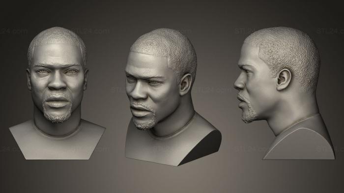 Бюст Кевина Харта для 3D