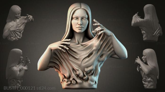 Скульптура женщины бюст