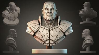 Fantasy busts Bust of a Stone Warrior 3d model