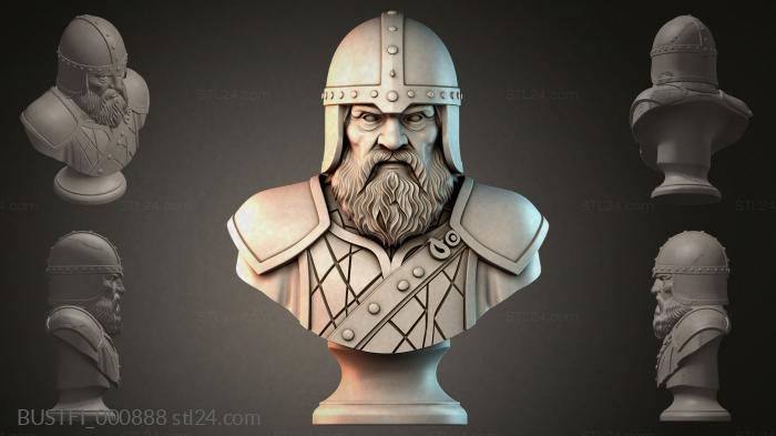 Бюст воина в шлеме