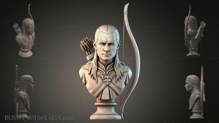 Бюст эльфийского лучника