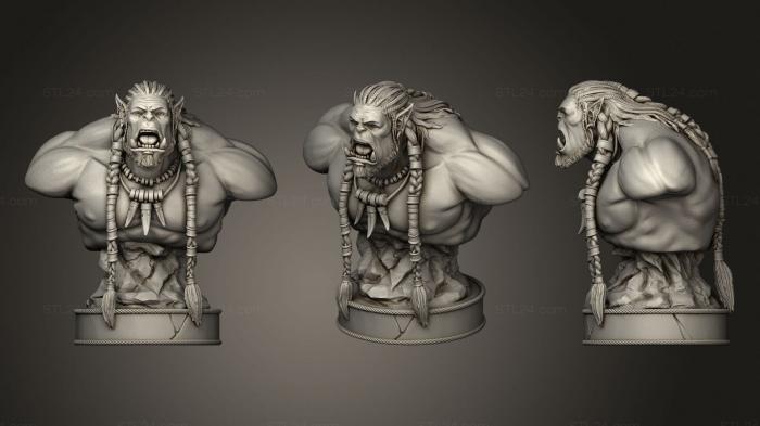 Бюст Дуротана в World of Warcraft