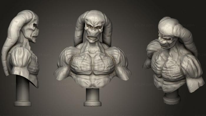 Горр Бог Мясник 3D Бюст Тора