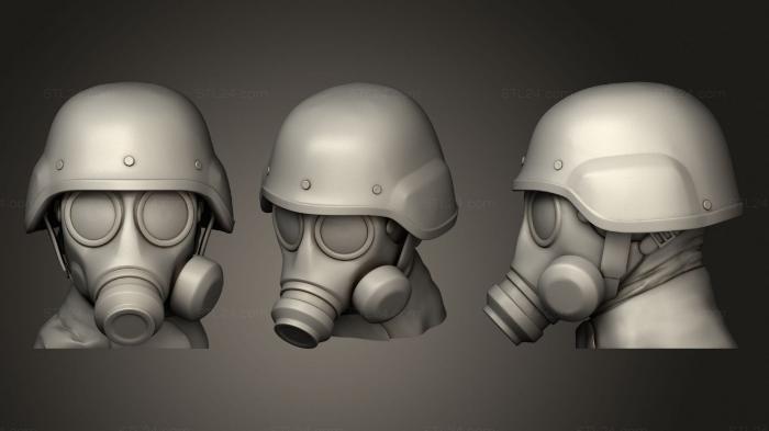 Бюсты монстры и герои (Большой Бюст Resident Evil 2, BUSTH_1365) 3D модель для ЧПУ станка