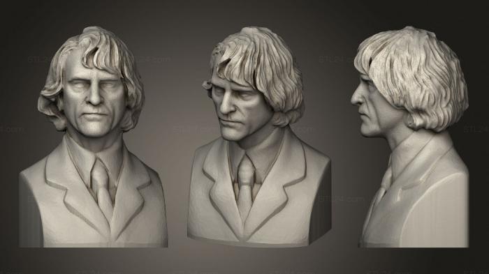Бюсты монстры и герои ( Джокер, BUSTH_1399) 3D модель для ЧПУ станка