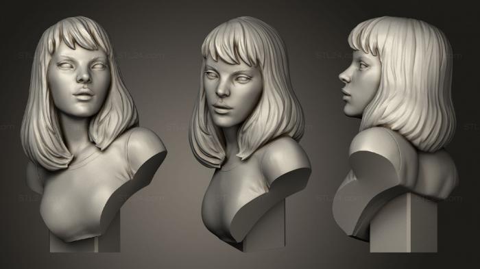 Бюст Человека-паука со Статуей Мэри Джейн