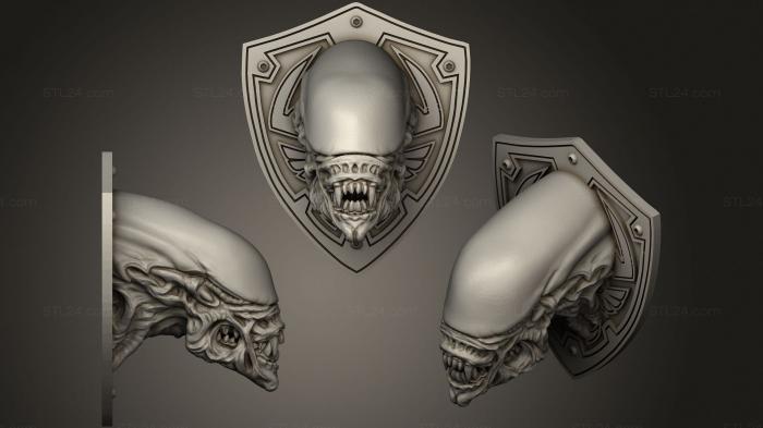 Новое Настенное Крепление Hd Alien Head Trophy 2