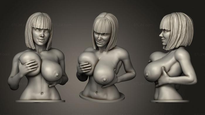 Бюсты монстры и герои (Тренировочный Бюст 1, BUSTH_1601) 3D модель для ЧПУ станка