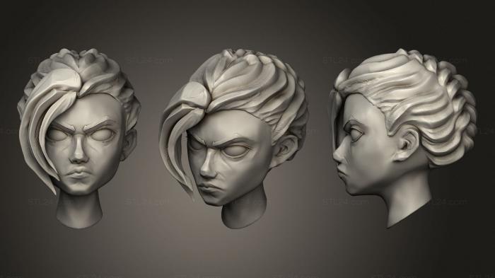 Бюсты монстры и герои (Подростковое Проклятие, BUSTH_1735) 3D модель для ЧПУ станка