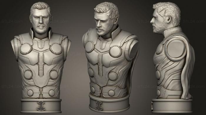 Бюсты монстры и герои (Финальный бюст, BUSTH_1759) 3D модель для ЧПУ станка