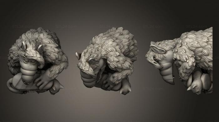 Бюсты монстры и герои (Бюст Альфа, BUSTH_1872) 3D модель для ЧПУ станка
