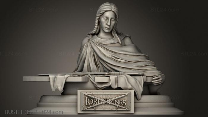 Бюсты монстры и герои (Осколки narsil Guiducci, BUSTH_3391) 3D модель для ЧПУ станка