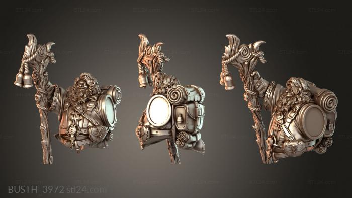 Бюсты монстры и герои (Bust The Starweaver, BUSTH_3972) 3D модель для ЧПУ станка