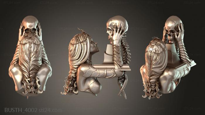 Бюсты монстры и герои (Бюсты Орин, BUSTH_4002) 3D модель для ЧПУ станка