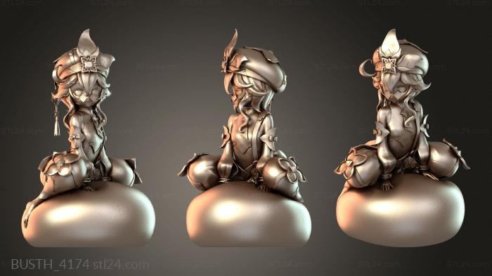 Бюсты монстры и герои (Дори Сепарада Слоеный, BUSTH_4174) 3D модель для ЧПУ станка
