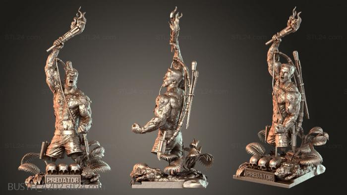 Бюсты монстры и герои (Голландский бюст молодой, BUSTH_4202) 3D модель для ЧПУ станка