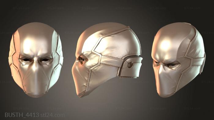 Маска Gotham Knights Red Hood (задняя часть)
