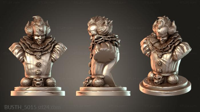 Бюсты монстры и герои (ПАЙАСО ИТ, BUSTH_5015) 3D модель для ЧПУ станка