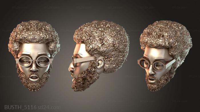 Бюсты монстры и герои (Рестин, BUSTH_5116) 3D модель для ЧПУ станка