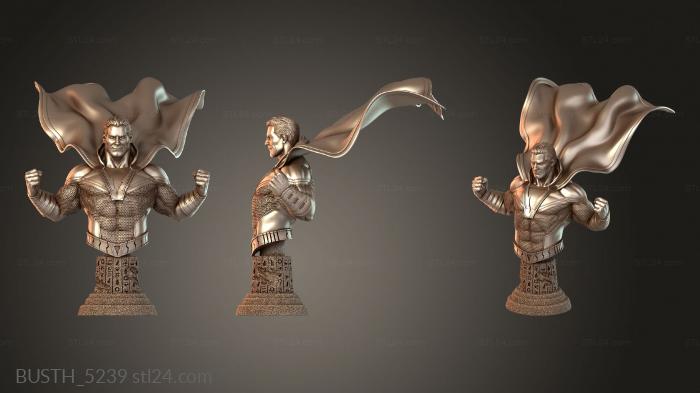 Бюсты монстры и герои (Shazam Bust, BUSTH_5239) 3D модель для ЧПУ станка