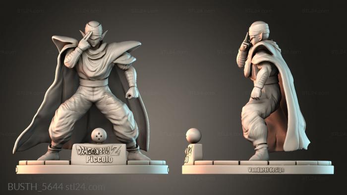 Бюсты монстры и герои (484 1 1_head_SLA, BUSTH_5644) 3D модель для ЧПУ станка