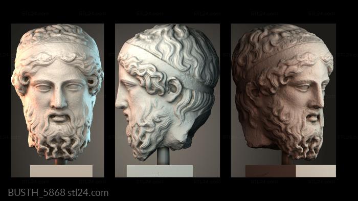 Ny mét marble head of a herm