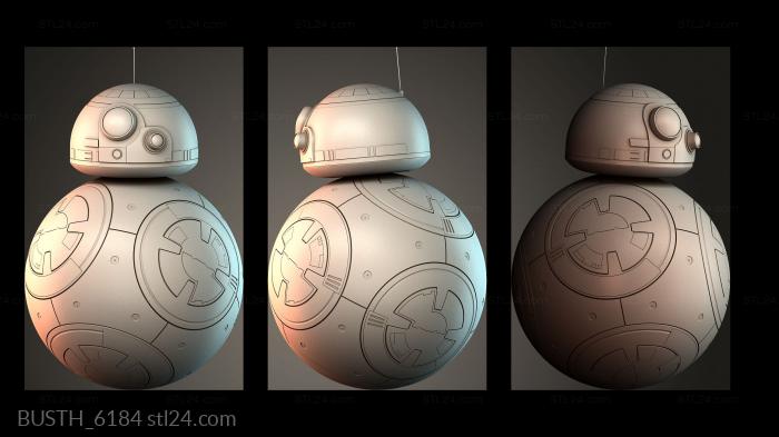 Движущийся дроид BB8 из «Звездных войн»