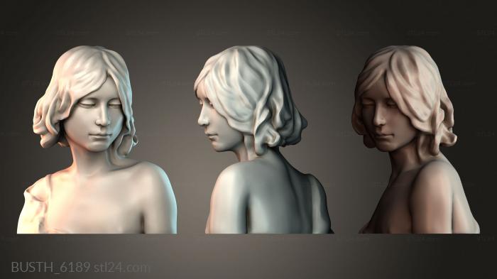 Бюсты монстры и герои (Иоанн Креститель, BUSTH_6189) 3D модель для ЧПУ станка