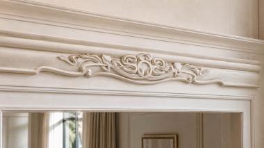 Table aprons Cornice with carved ornament in classical style 3d model