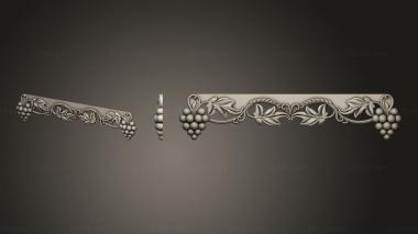 Table aprons Tsarga with a vine 3d model
