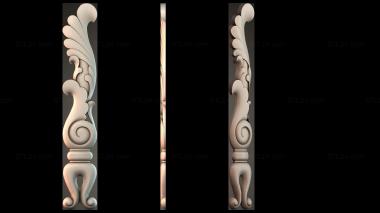 Table aprons Table and chair pattern 3d model