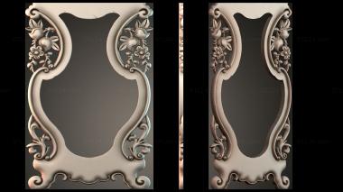 Table aprons Table and chair pattern 3d model