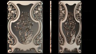 Table aprons Table and chair pattern Chrysanthemum plant 3d model