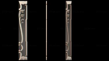 Table aprons Table and chair pattern 3d model