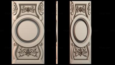 Table aprons Table and chair pattern 3d model