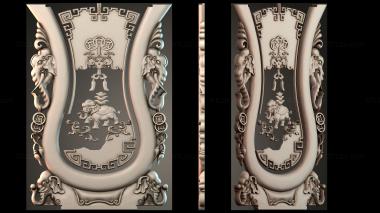 Table aprons Table and chair pattern 3d model