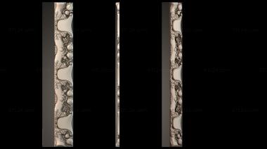 Table aprons Table and chair pattern peaches 3d model