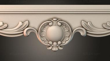 Table aprons Pattern decor design 3d model
