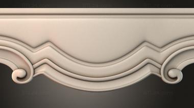 Table aprons Pattern decor design 3d model