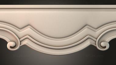 Table aprons Table and chair pattern 3d model