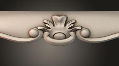 Table aprons Table and chair pattern 3d model