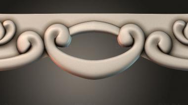 Table aprons Table and chair pattern 3d model