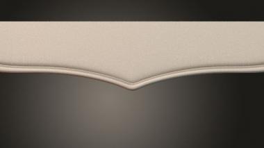 Table aprons Table and chair pattern 3d model