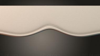 Table aprons Table and chair pattern 3d model