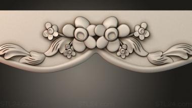 Table aprons Table and chair pattern 3d model