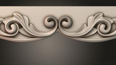 Table aprons Table and chair pattern 3d model