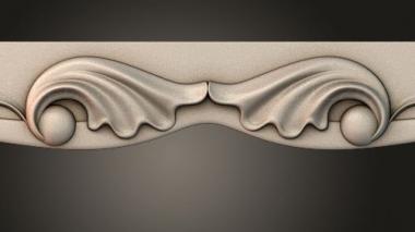 Table aprons Table and chair pattern 3d model