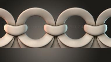 Table aprons Table and chair pattern 3d model
