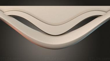 Table aprons Table and chair pattern 3d model