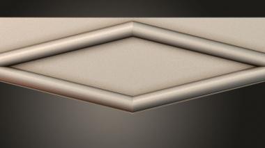 Table aprons Table and chair pattern 3d model